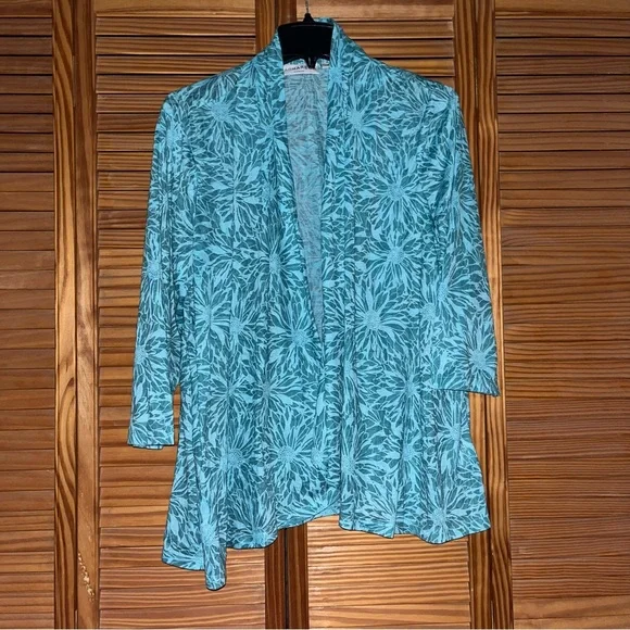 Sag Harbor Woman Tank Top with Open Front Blouse‎ Size 1X - Picture 4 of 14